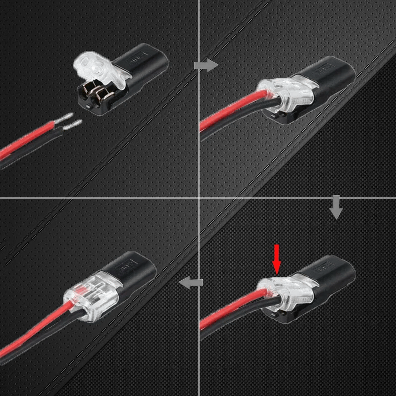 (🔥Last Day Promotion  - 49% off)2025Double-wire Plug-in Connector With Locking Buckle(The more you buy, the more discounts you get)