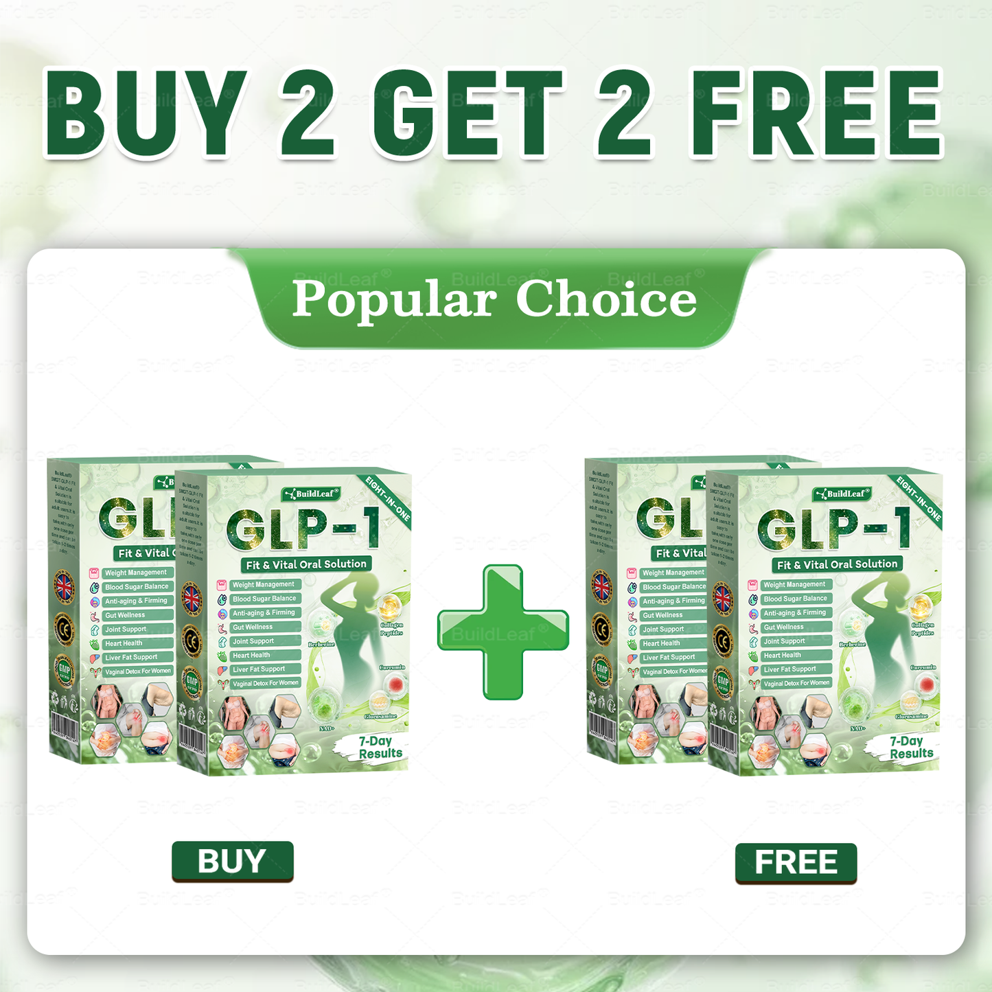 🎁BuildLeaf® Only 5 boxes left! We're offering you an additional 30% discount! Get yourself in shape and healthy. Miss out now, and you won't have another chance until next year.